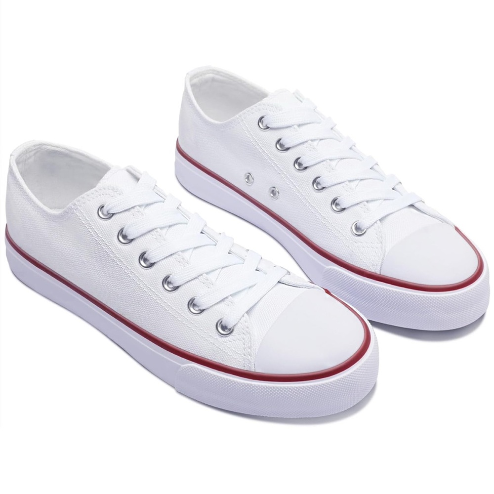 Women’s Sz. 5, Men’s Size 4.5 Unisex Canvas Slip on Shoes